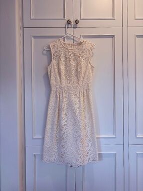 Kate Spade Lace Cream-colored Wedding or Summer Party dress
